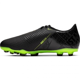 Jalkapallokengät Nike Phantom Venom Academy Fg Jr AO0362 007 musta - vihreä monivärinen 1
