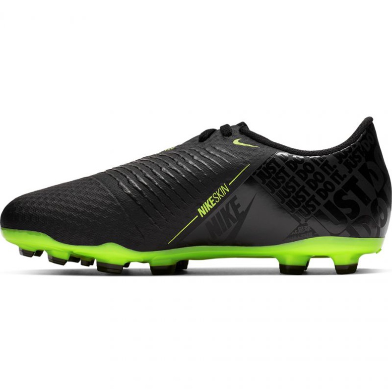 Jalkapallokengät Nike Phantom Venom Academy Fg Jr AO0362 007 musta - vihreä monivärinen 1