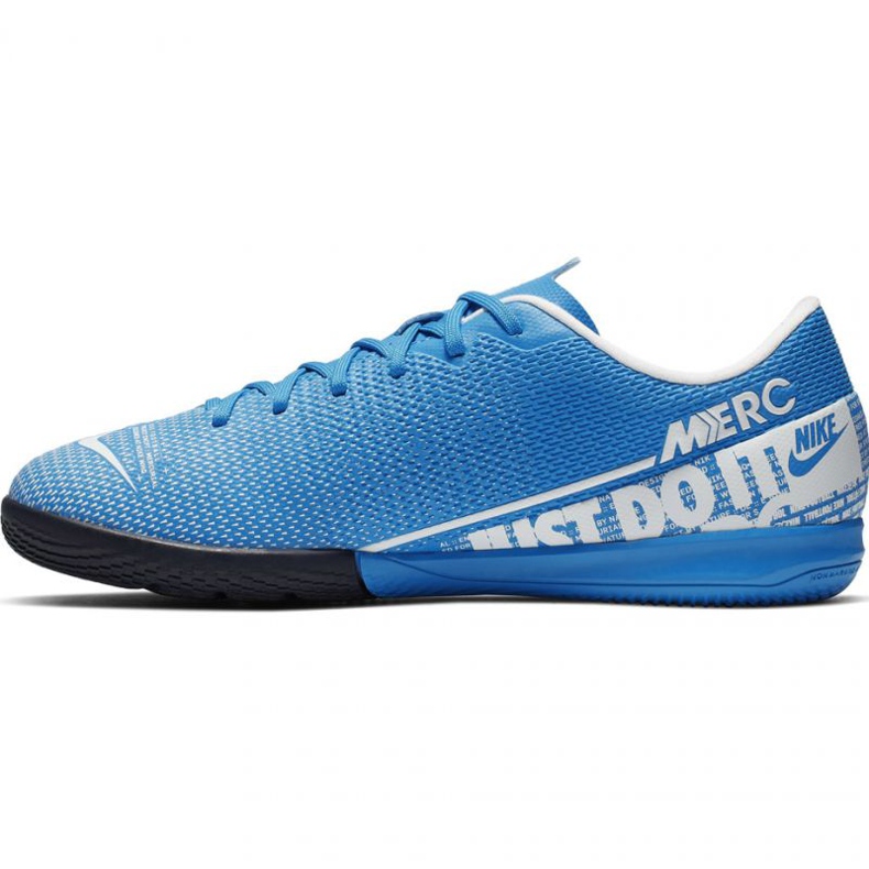 Nike Mercurial Vapor 13 Academy Ic Jr AT8137-414 jalkapallokengät sininen sininen 1