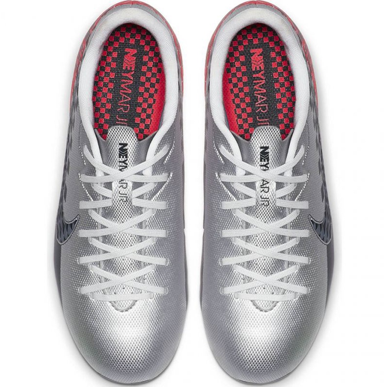 Nike Mercurial Vapor 13 Academy Neymar FG / MG Jr AT8125-006 jalkapallokengät harmaa harmaa 1