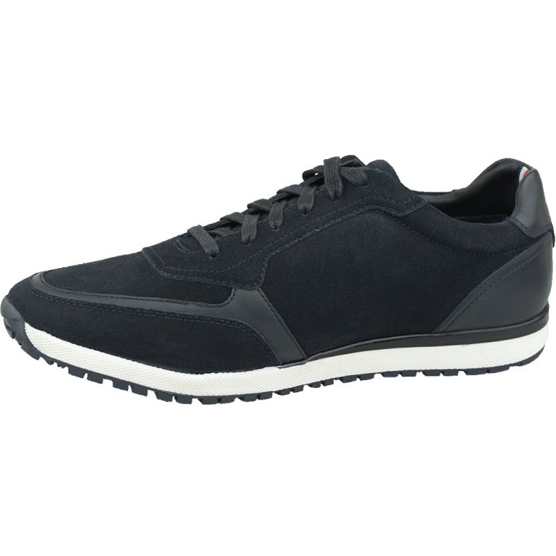 Kengät Tommy Hilfiger Premium Suede Runner M FM0FM02551 Cki laivastonsininen 1