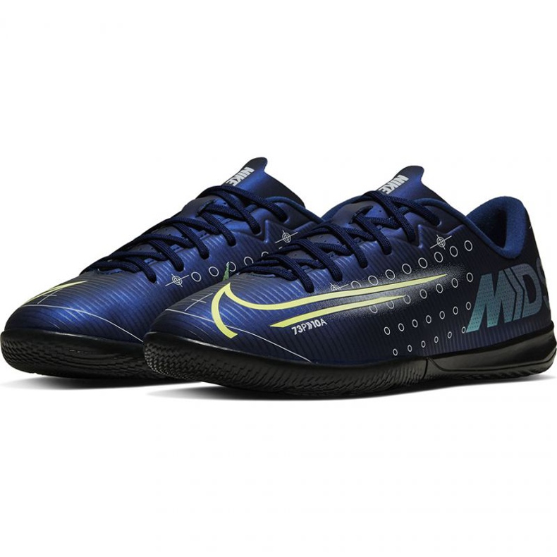 Nike Mercurial Vapor 13 Academy Mds Ic Jr CJ1175 401 jalkapallokengät tummansininen sininen 1