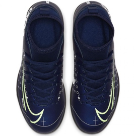 Nike Mercurial Superfly 7 Club Mds Tf Jr BQ5416-401 jalkapallokengät tummansininen bluesia ja laivastonsinisiä 1