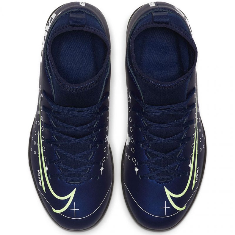 Nike Mercurial Superfly 7 Club Mds Tf Jr BQ5416-401 jalkapallokengät tummansininen bluesia ja laivastonsinisiä 1