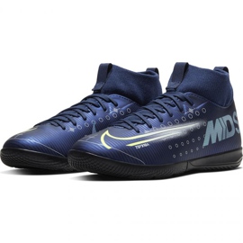 Nike Mercurial Superfly 7 Academy Mds Ic Jr BQ5529 401 jalkapallokengät tummansininen sininen 1