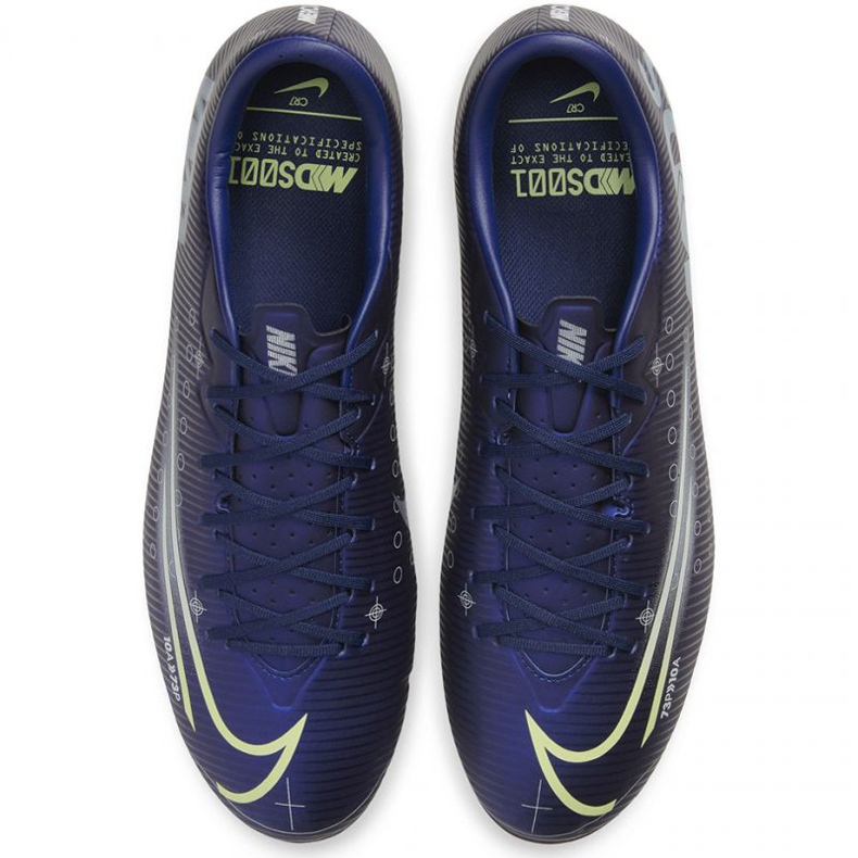 Nike Mercurial Vapor 13 Academy Mds SG-PRO M CJ9986-401 jalkapallokengät sininen laivastonsininen 1
