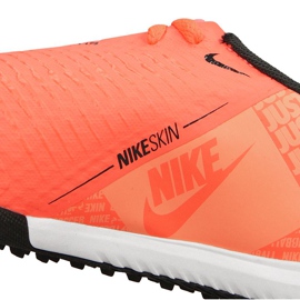 Nike Phantom Vnm Academy Tf Jr AO0377-810 jalkapallokengät oranssi appelsiinit ja punaiset 1