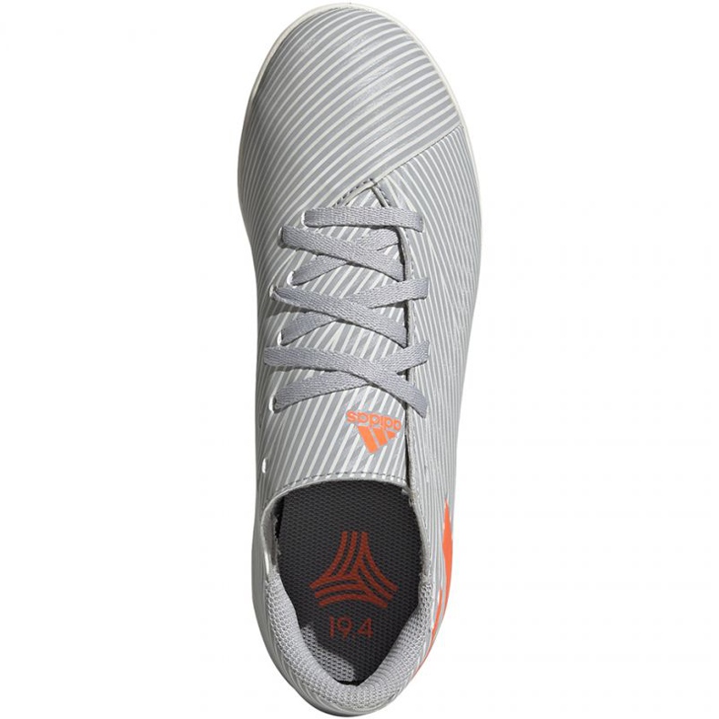Adidas Nemeziz 19.4 In Jr EF8307 jalkapallokengät monivärinen harmaan sävyt 1