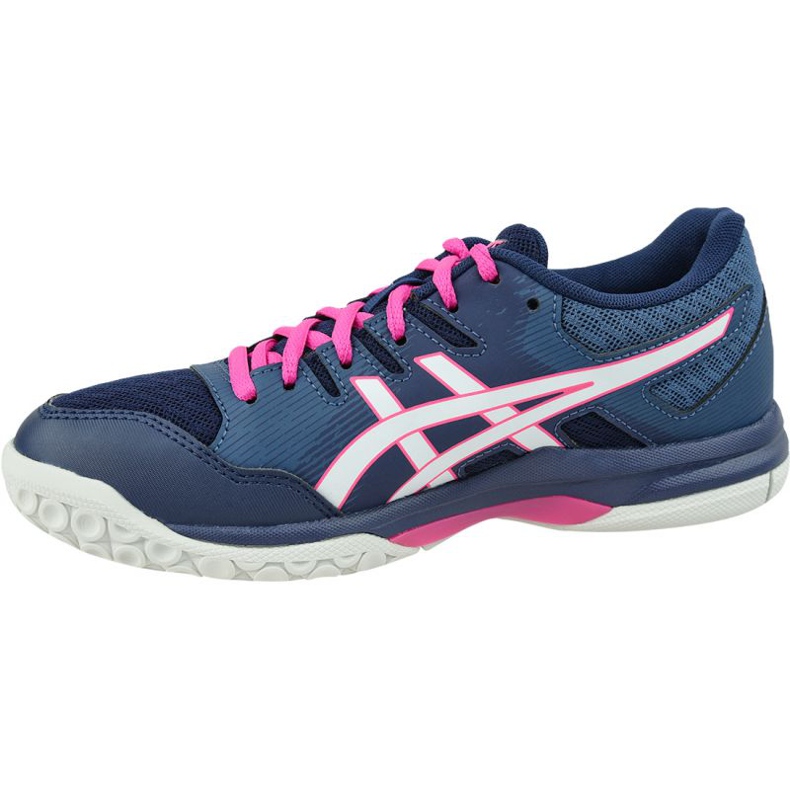 Asics Gel-Rocket 9 W 1072A034-401 lentopallokengät laivastonsininen sininen 1
