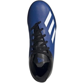 Adidas X 19.4 Tf Jr FV4662 jalkapallokengät sininen sininen 2
