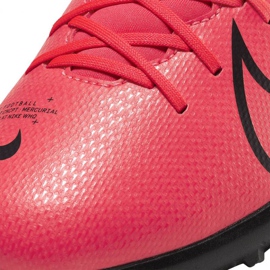 Nike Mercurial Superfly 7 Club Tf Jr AT8156-606 jalkapallokengät punainen appelsiinit ja punaiset 5