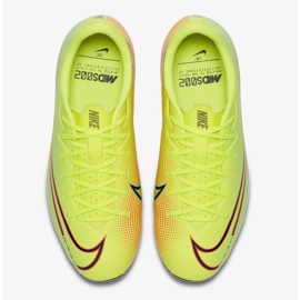 Nike Mercurial Vapor 13 Academy Mds FG / MG Jr CJ0980-703 jalkapallokengät keltainen keltaiset 1