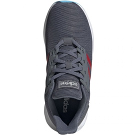 Adidas Duramo 9 K Jr EG7899 kengät punainen harmaa 1