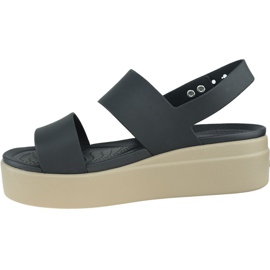 Crocs Brooklyn Low Wedge W 206453-07H tummansininen 1