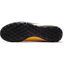 Nike Mercurial Vapor 13 Academy Tf M AT7996 801 jalkapallokengät musta, oranssi, keltainen keltaiset 6
