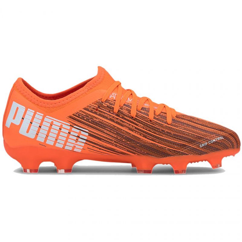 Puma Ultra 3.1 Fg Ag Jr 106098 01 jalkapallokengät monivärinen, oranssi appelsiinit ja punaiset 1