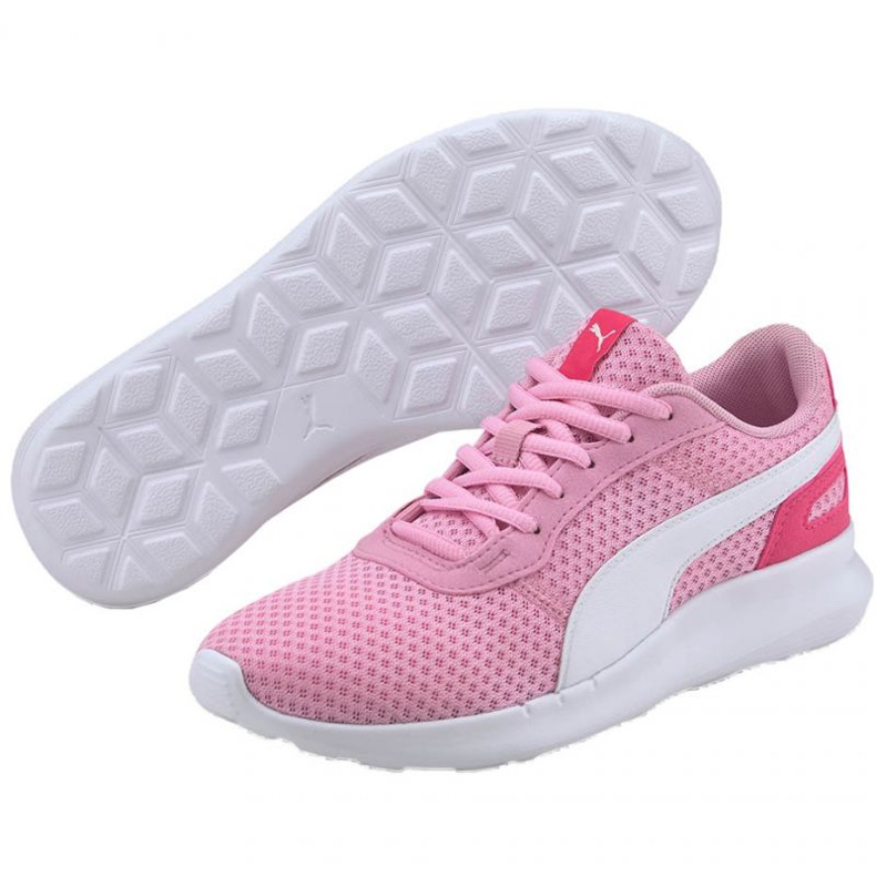 Puma St Active Jr 369069 14 kengät sininen vaaleanpunainen 1