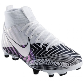 Nike Mercurial Superfly 7 Academy Mds FG / MG Jr BQ5409-110 jalkapallokengät monivärinen valkoinen 1
