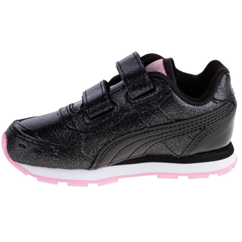 Puma Vista Glitz V Infants Jr 369721-10 musta vaaleanpunainen 1