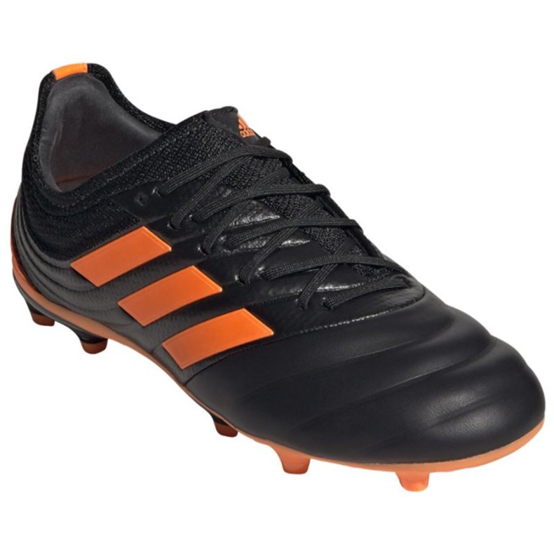 Adidas Copa 20.1 Fg Jr EH0887 jalkapallokengät oranssi, musta, oranssi musta 1