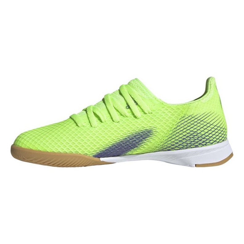 Adidas X Ghosted.3 In Jr EG8223 jalkapallokengät vihreä vihreä 2