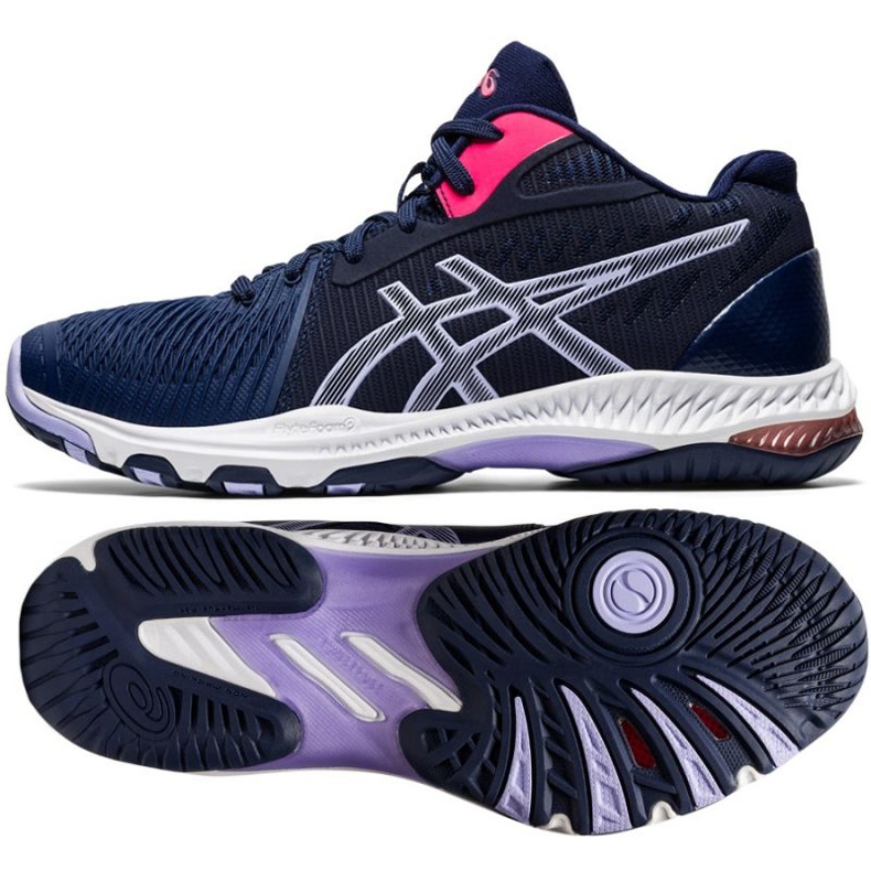 Asics Netburner Ballistic Ff Mt 2 W 1052A034 400 lentopallokengät monivärinen musta 1