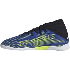 Sisäkengät adidas Nemeziz 3 In Jr FY0818 musta, royal sininen 1