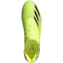 Adidas X Ghosted.1 Fg M FW6898 jalkapallokengät vihreä, keltainen, neon vihreä 1