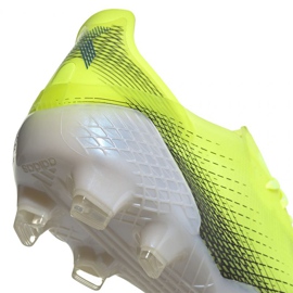 Adidas X Ghosted.1 Fg M FW6898 jalkapallokengät vihreä, keltainen, neon vihreä 4