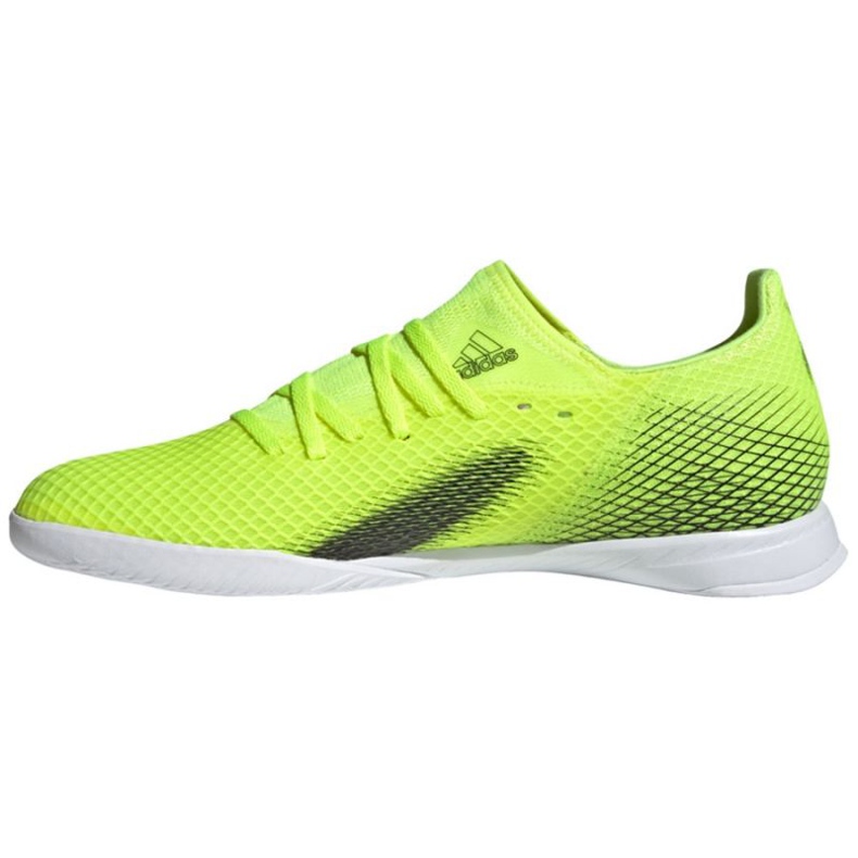 Adidas X Ghosted.3 In M FW6937 jalkapallokengät valkoinen, keltainen neon vihreä 1