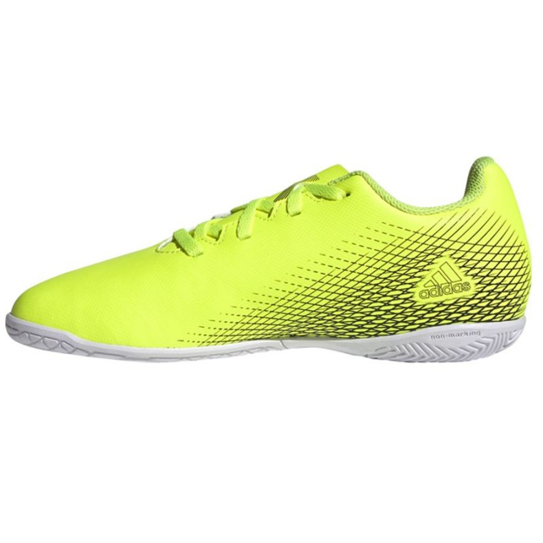 Adidas X Ghosted.4 Jr FW6923 jalkapallokengät vihreä, keltainen neon vihreä 1