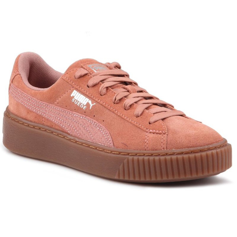 Puma Suede Platform Animal W 365109 02 vaaleanpunainen 1