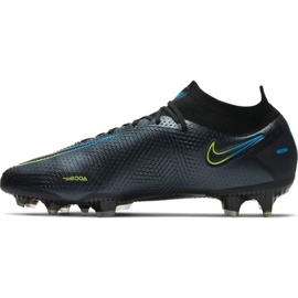 Nike Phantom Gt Elite Dynamic Fit Fg M CW6589-090 jalkapallokengät musta metalli musta 1