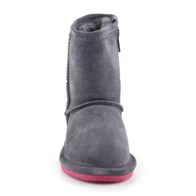 BearPaw Emma Toddler vetoketju 608TZ-903 Charcoal Pomberry talvisaappaat harmaa 2
