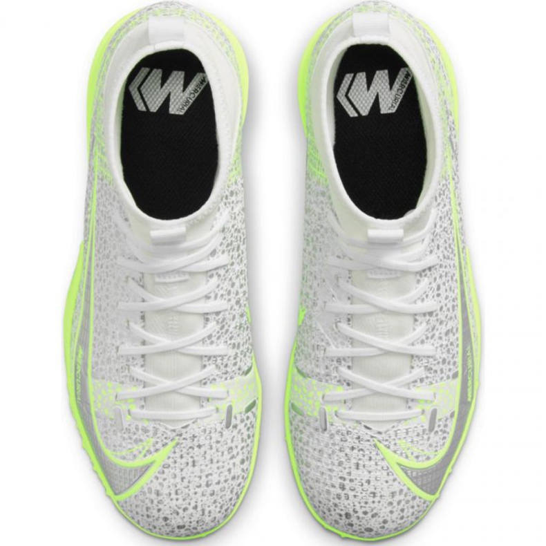 Nike Mercurial Superfly 8 Academy Tf Jr CV0789-107 jalkapallokengät harmaa hopea 1