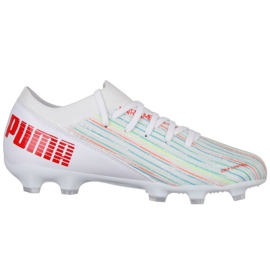 Puma Ultra 3.2 Fg Ag Jr 106360 06 jalkapallokengät monivärinen valkoinen 1