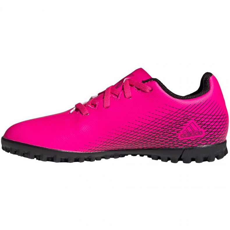 Adidas X Ghosted.4 Tf Jr FW6919 jalkapallokengät monivärinen ruusuja ja violetteja 1