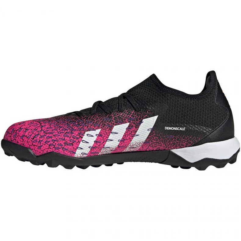 Adidas Predator Freak.3 L Tf M FW7520 jalkapallokengät musta, musta, pinkki musta 1