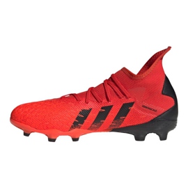 Adidas Predator Freak.3 Fg M FY6279 jalkapallokengät punainen appelsiinit ja punaiset 1