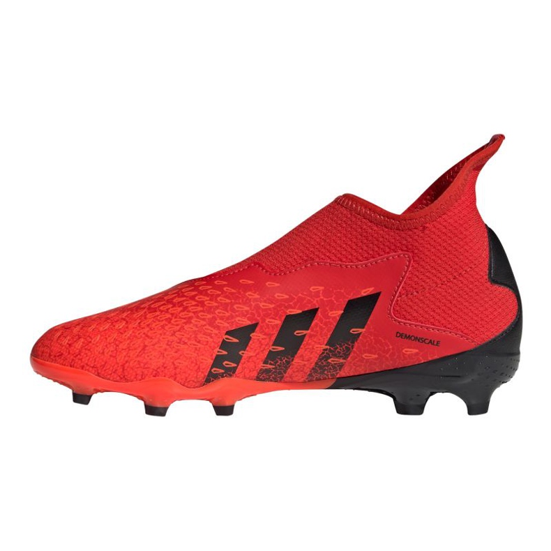 Adidas Predator Freak.3 Ll Fg Jr FY6296 jalkapallokengät monivärinen appelsiinit ja punaiset 1