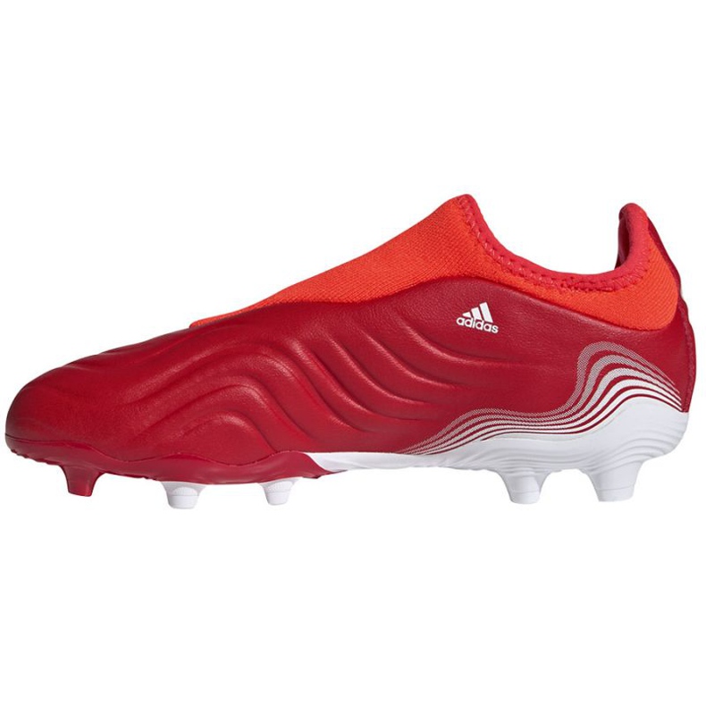 Adidas Copa Sense.3 Ll Fg Jr FY6156 jalkapallokengät punainen appelsiinit ja punaiset 1