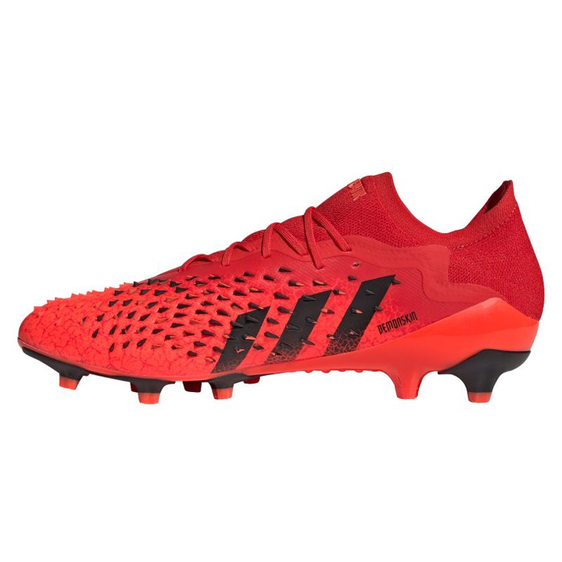 Adidas Predator Freak.1 Low Ag M GZ2809 jalkapallokengät punainen appelsiinit ja punaiset 1