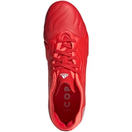 Adidas Copa Sense.1 Fg Jr FY6160 jalkapallokengät punainen appelsiinit ja punaiset 1
