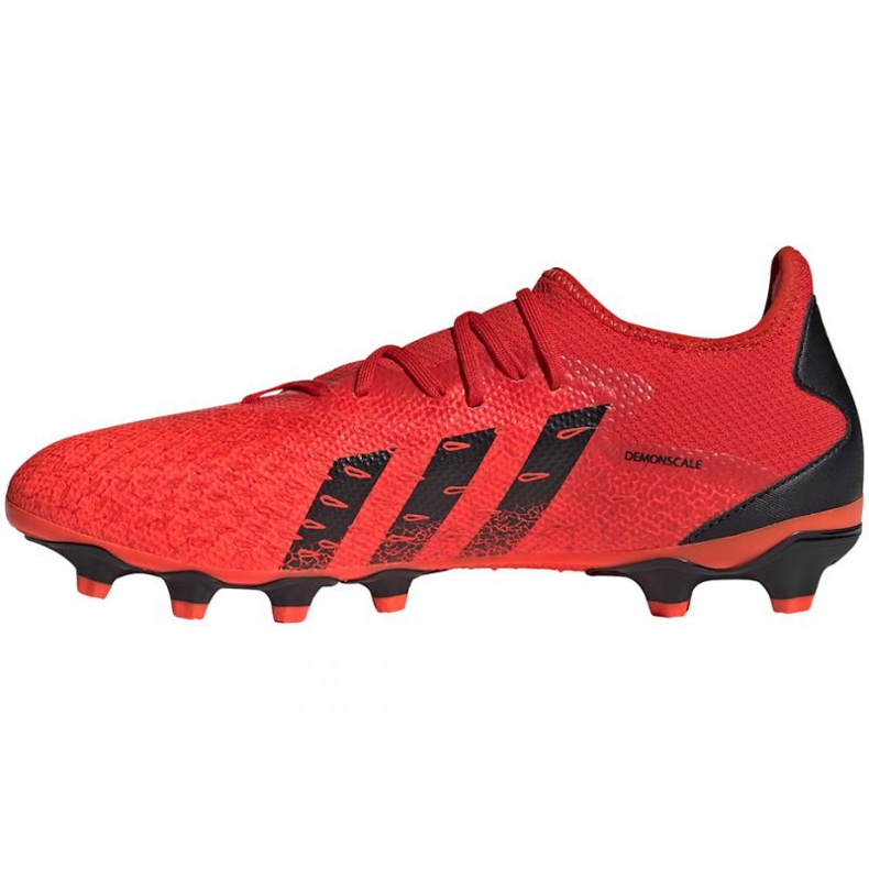 Adidas Predator Freak.3 Mg LM GZ2824 jalkapallokengät monivärinen appelsiinit ja punaiset 1