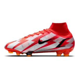 Nike Mercurial Superfly 8 Elite CR7 Fg M DB2858-600 jalkapallokengät valkoinen punainen appelsiinit ja punaiset 1