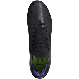 Adidas X Speedflow.2 Fg M FY3288 jalkapallokengät musta, musta, violetti musta 1