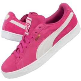 Puma Suede Classic W 355462 38 kengät beige vaaleanpunainen kultainen 1
