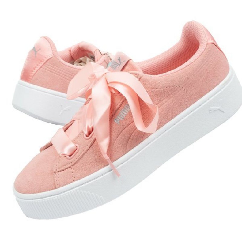 Puma Vikky pinottu nauha SW 369731 01 vaaleanpunainen hopea 1