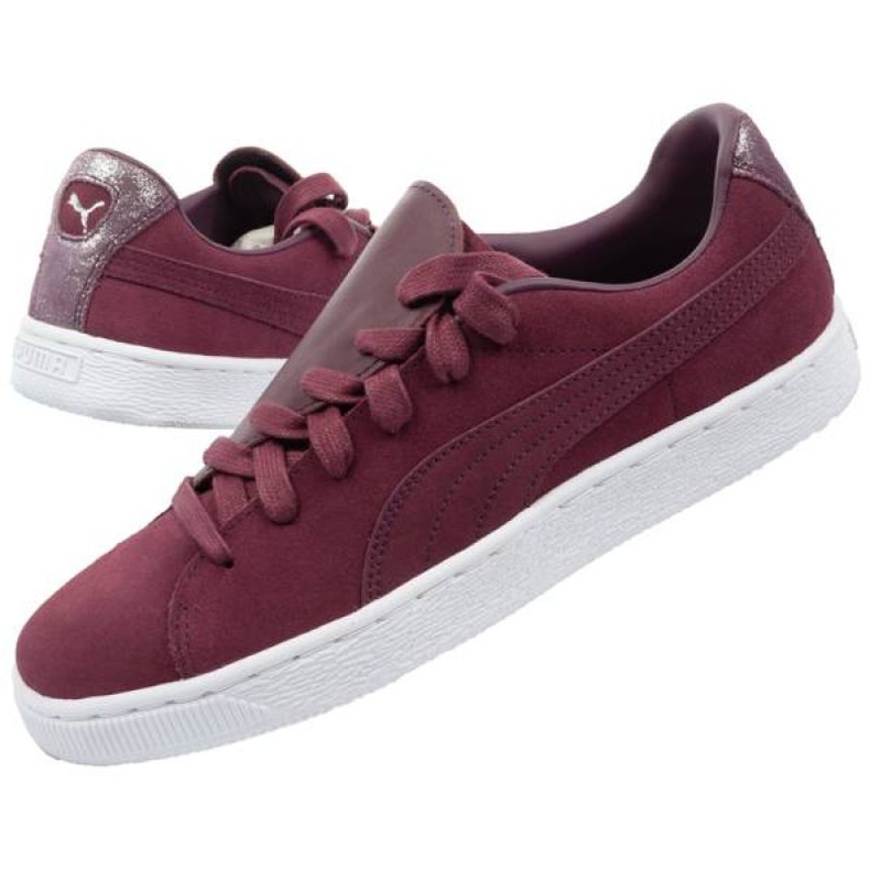 Puma Suede Crush Frosted W 370194 02 punainen 1