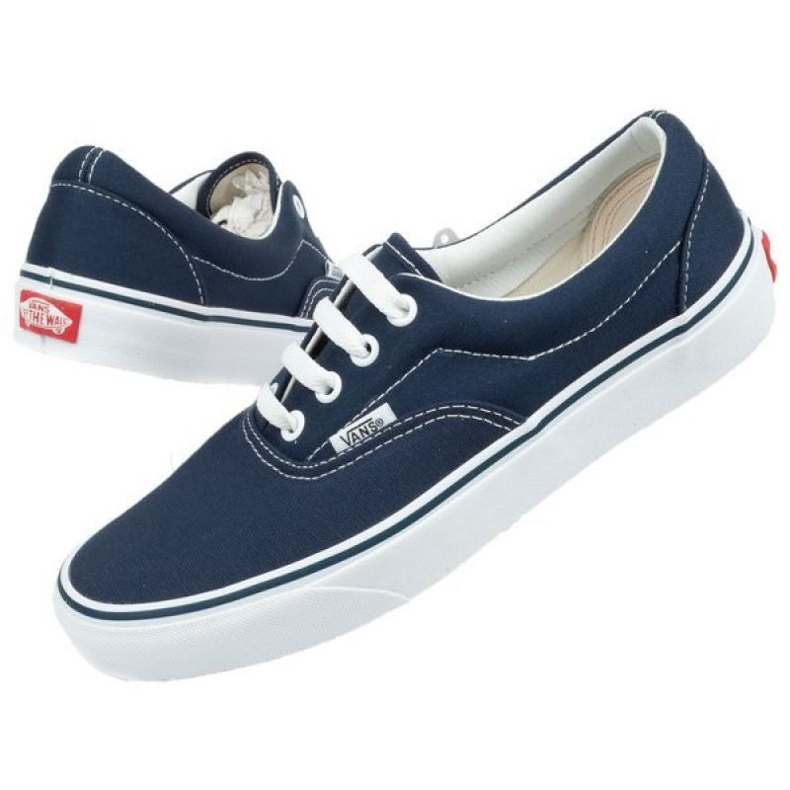 Vans Era 0EWZNVY kengät valkoinen laivastonsininen 1